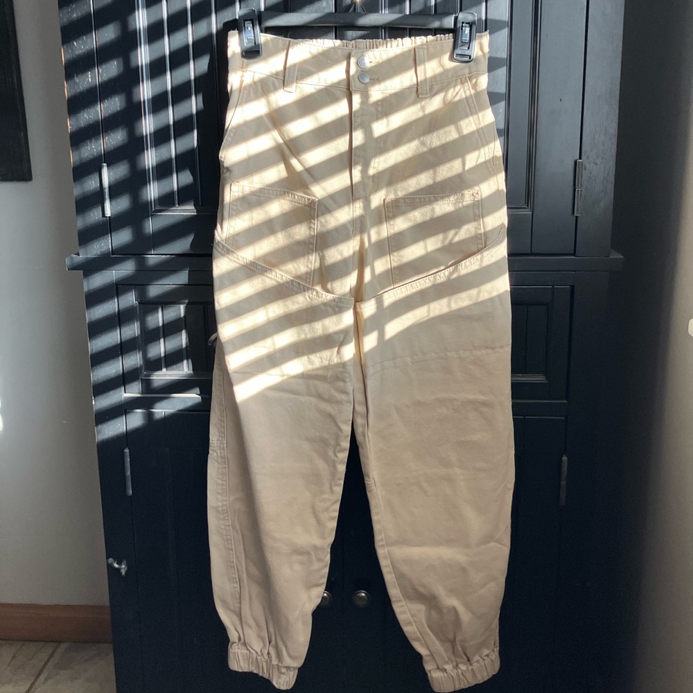 Khaki Cargo Jeans